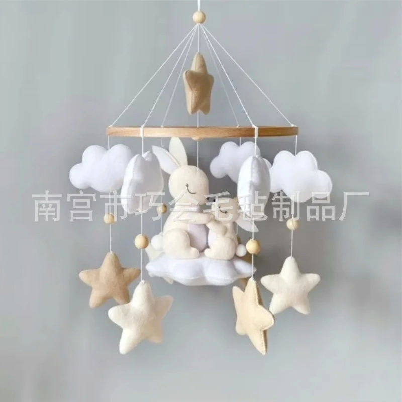 Baby Nursery Ideas - Handmade Soft Felt Bunny Baby Mobile