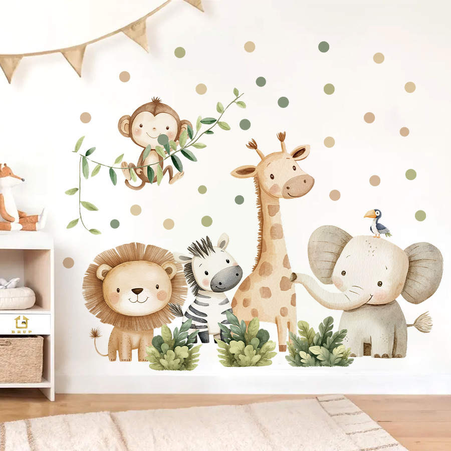 Baby Nursery Products - Boho Forest Animals Wall Stickers for