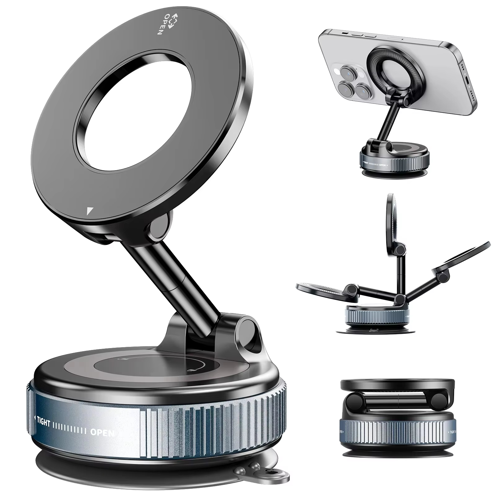 Mobile Hanger Arm - Mobile Phone Magnetic Stand for Desktop;