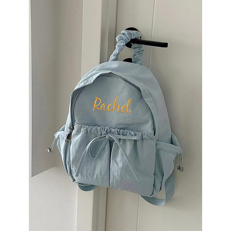 Baby Nursery Backpack - Simple And Versatile Drawstring Bow Large