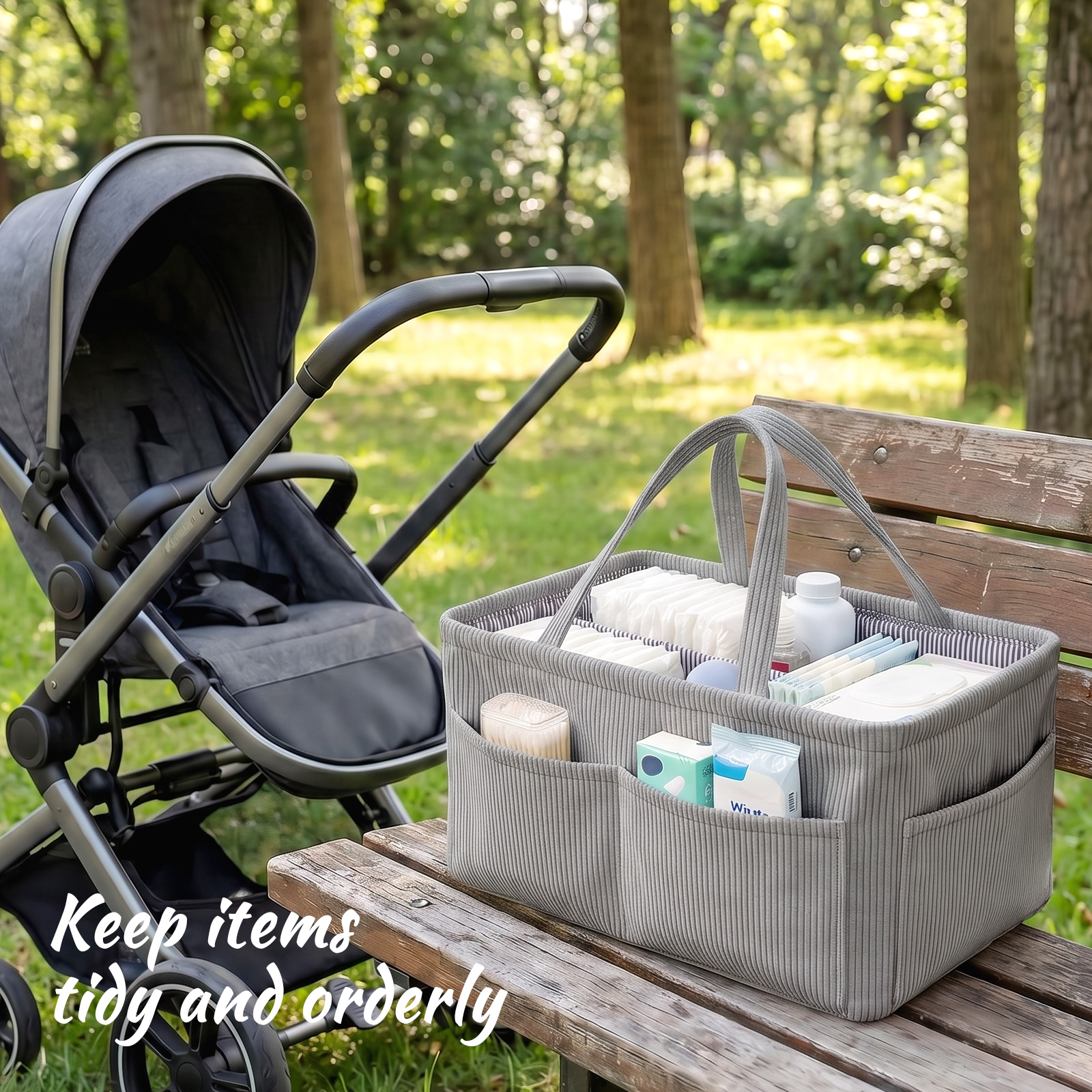 Baby Nappy Caddy Organizer Fol - Baby Nursery Organiser avis et prix