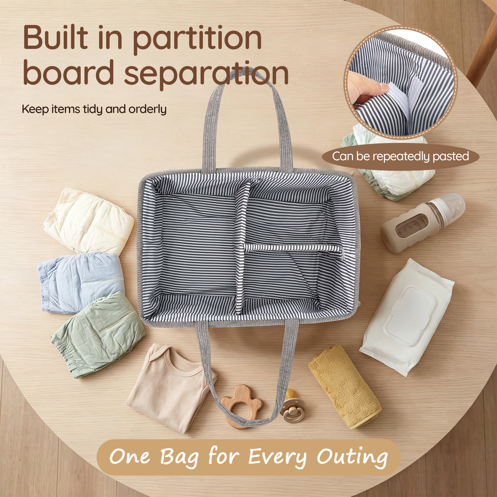 Baby Nappy Caddy Organizer Fol - Baby Nursery Organiser avis et prix