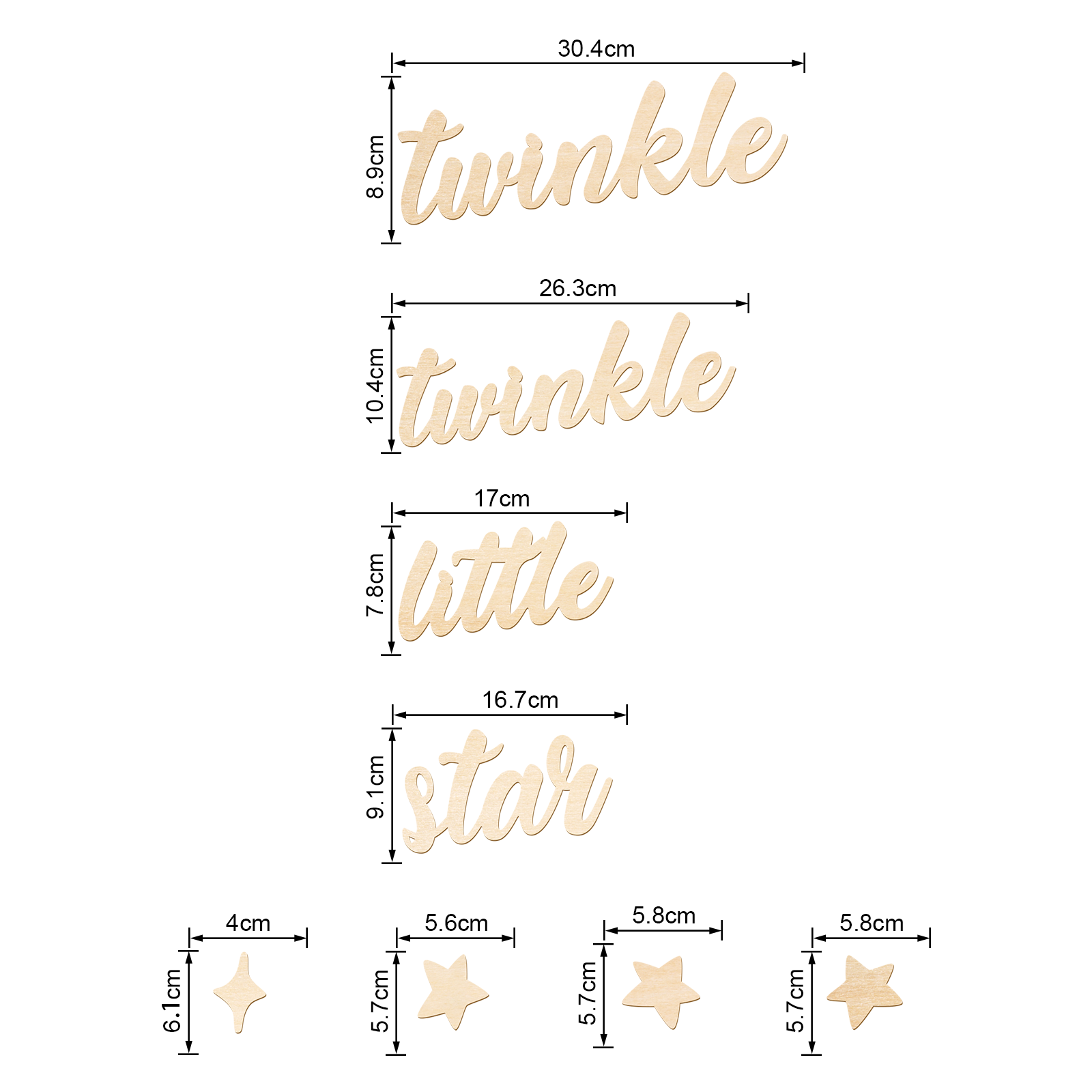Twinkle Twinkle Little Star Wo - Baby Nursery Wall avis et prix