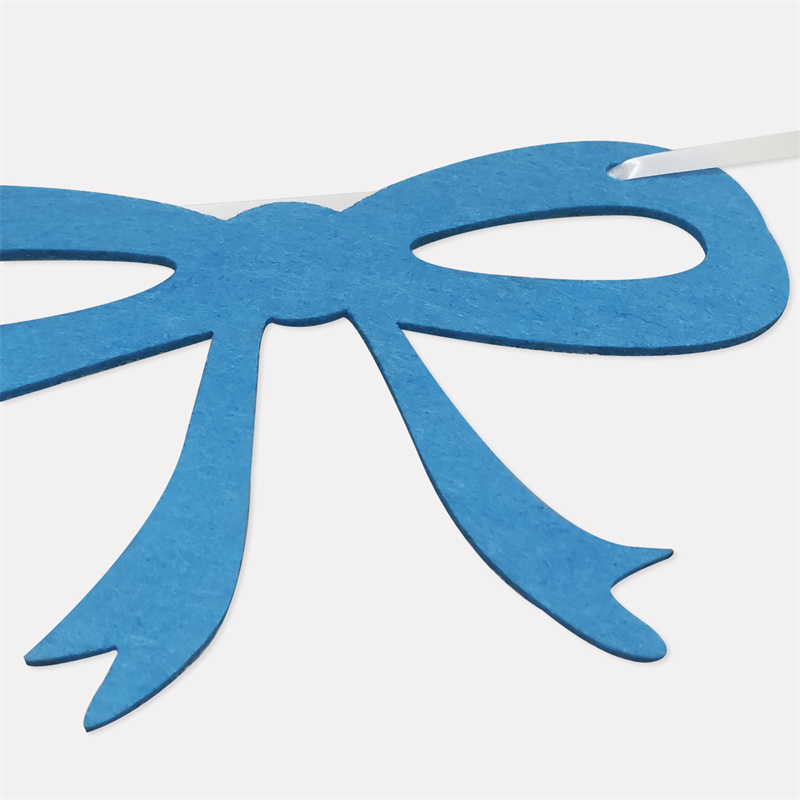 INS Nordic Felt Bowknot Garlan - Baby Nursery Garland avis et prix