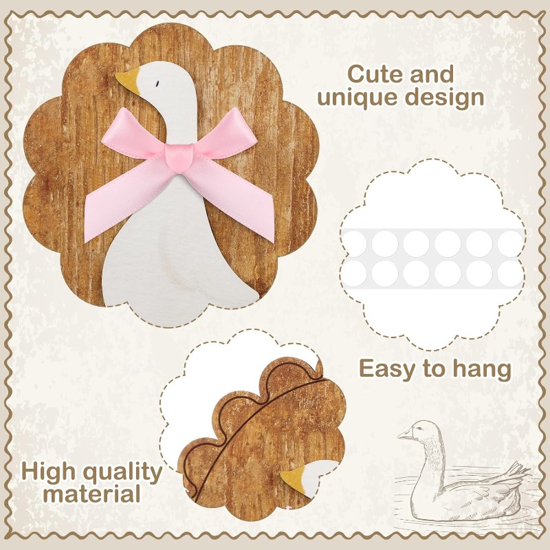 Whimsical Vintage Wooden Goose - Baby Nursery Vintage avis et prix