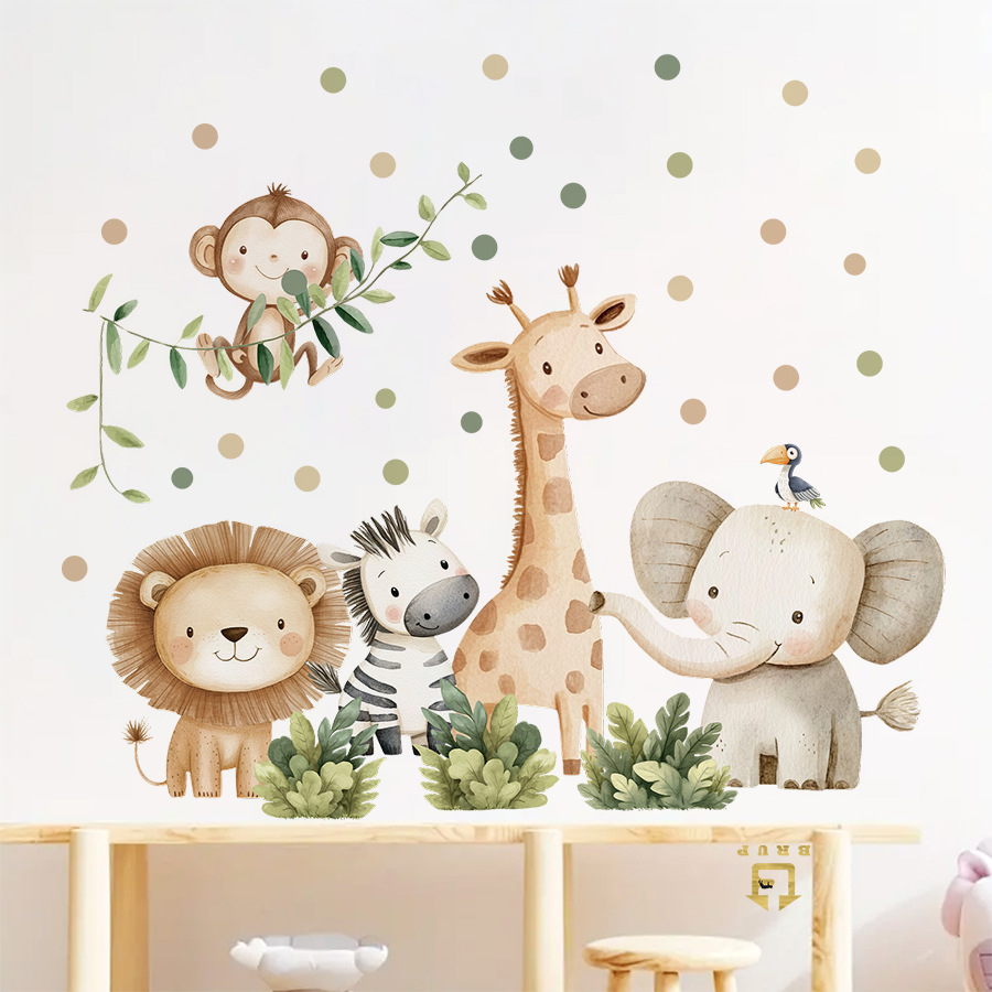 Boho Forest Animals Wall Stick - Baby Nursery Products avis et prix