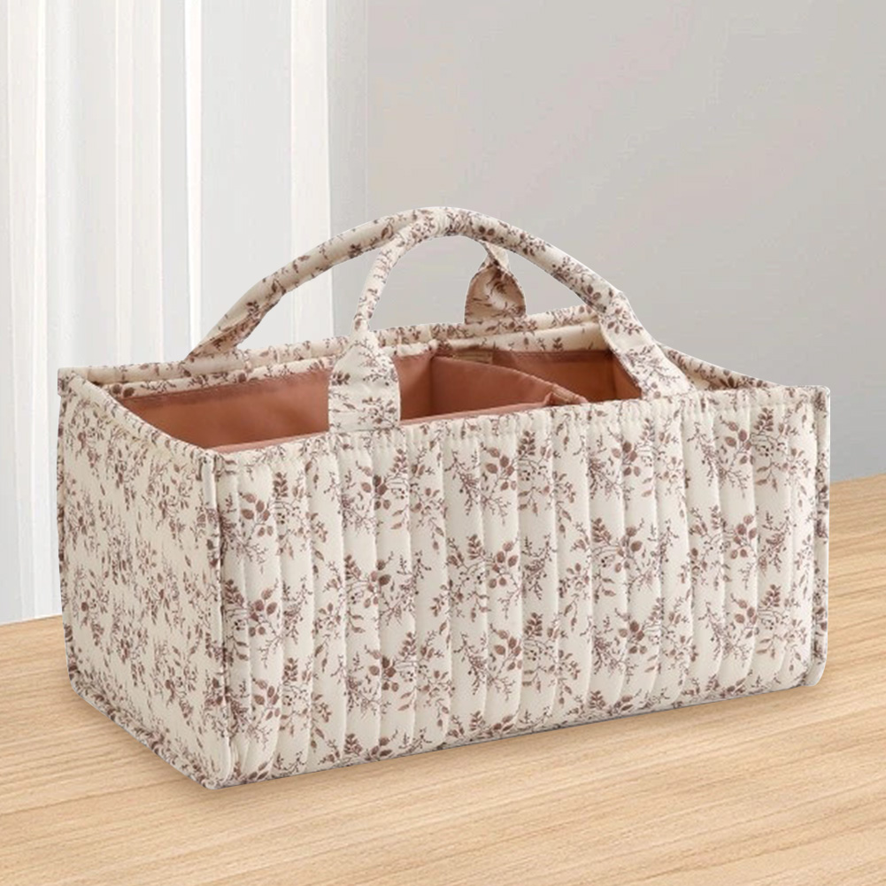 Floral Nursery Storage Basket  - Baby Nursery Organiser avis et prix