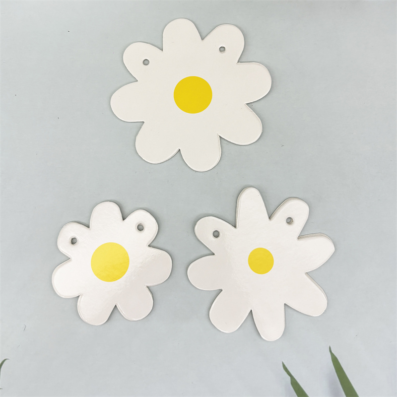 1Set White Daisy Flower Banner - Baby Nursery Garland avis et prix