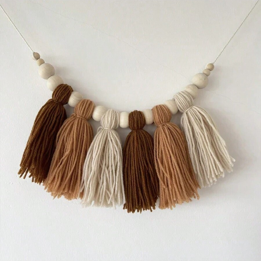 Boho Cotton Tassel Garland Wal - Baby Nursery Garland avis et prix