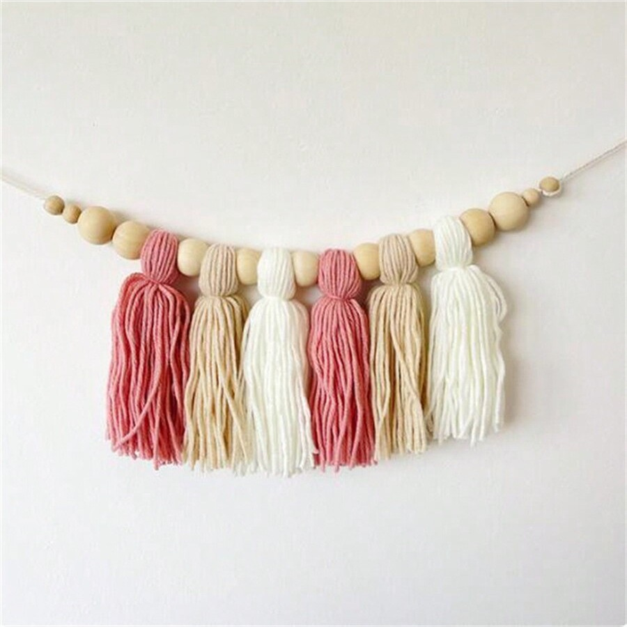 Boho Cotton Tassel Garland Wal - Baby Nursery Garland avis et prix