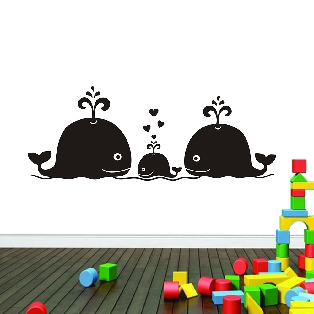 New Cute Whale Hearts Family W - Baby Nursery Vintage avis et prix