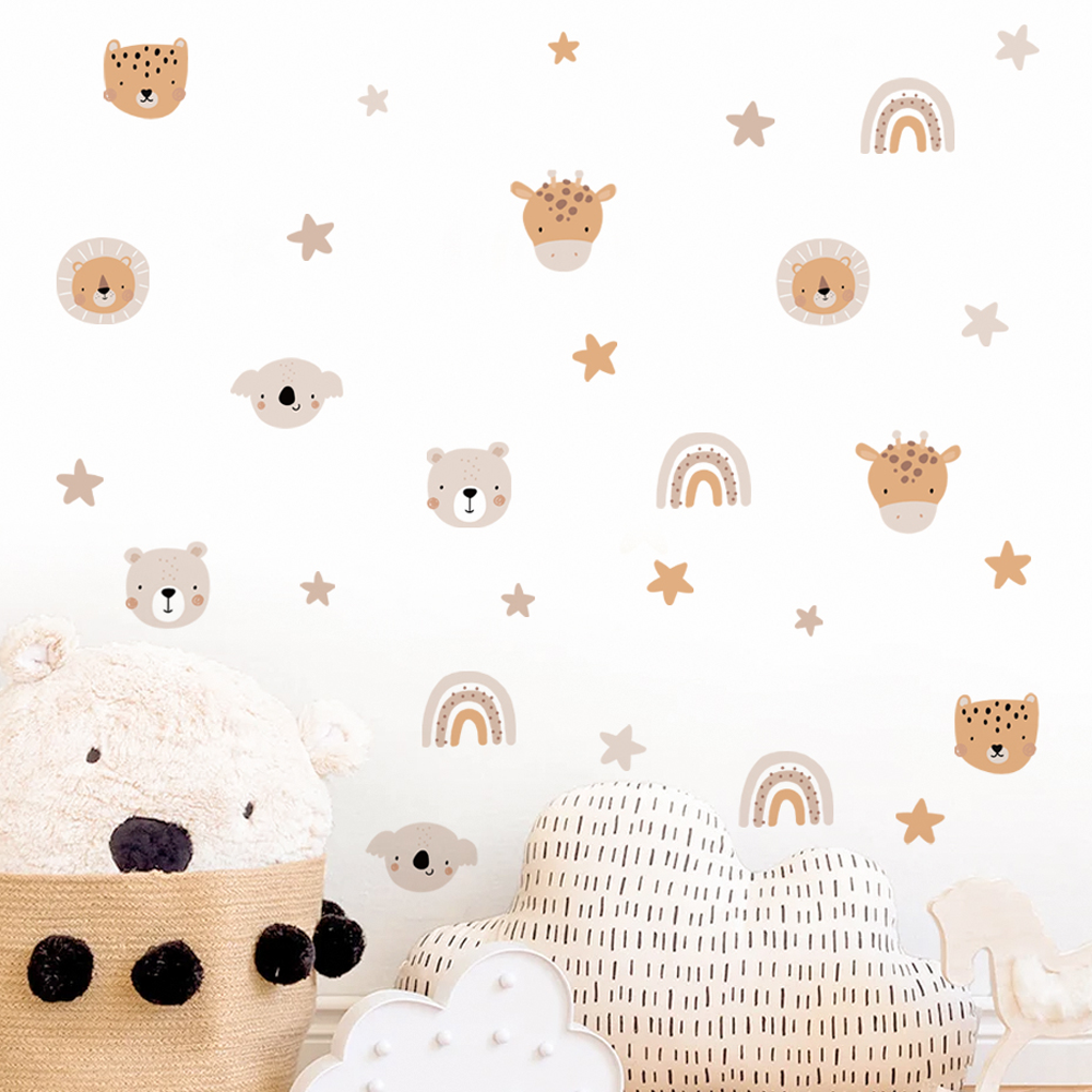 Boho Cartoon Cute Rainbow Bear - Baby Nursery Pictures avis et prix