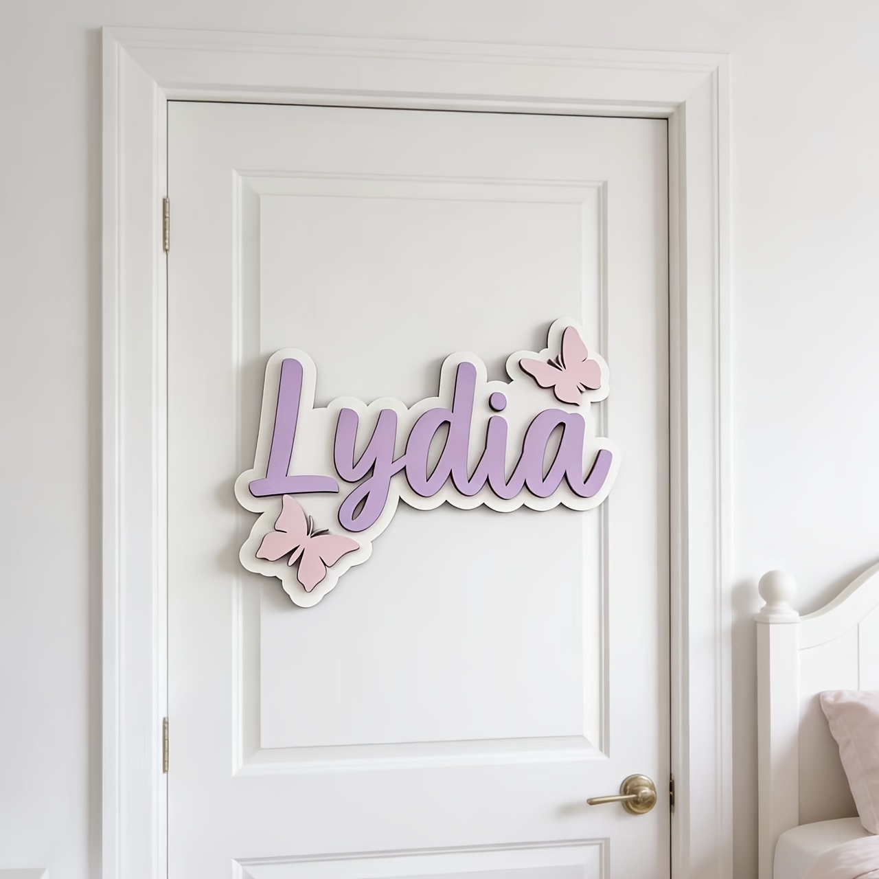 Personalized Blue & Pink Butte - Baby Nursery Name avis et prix