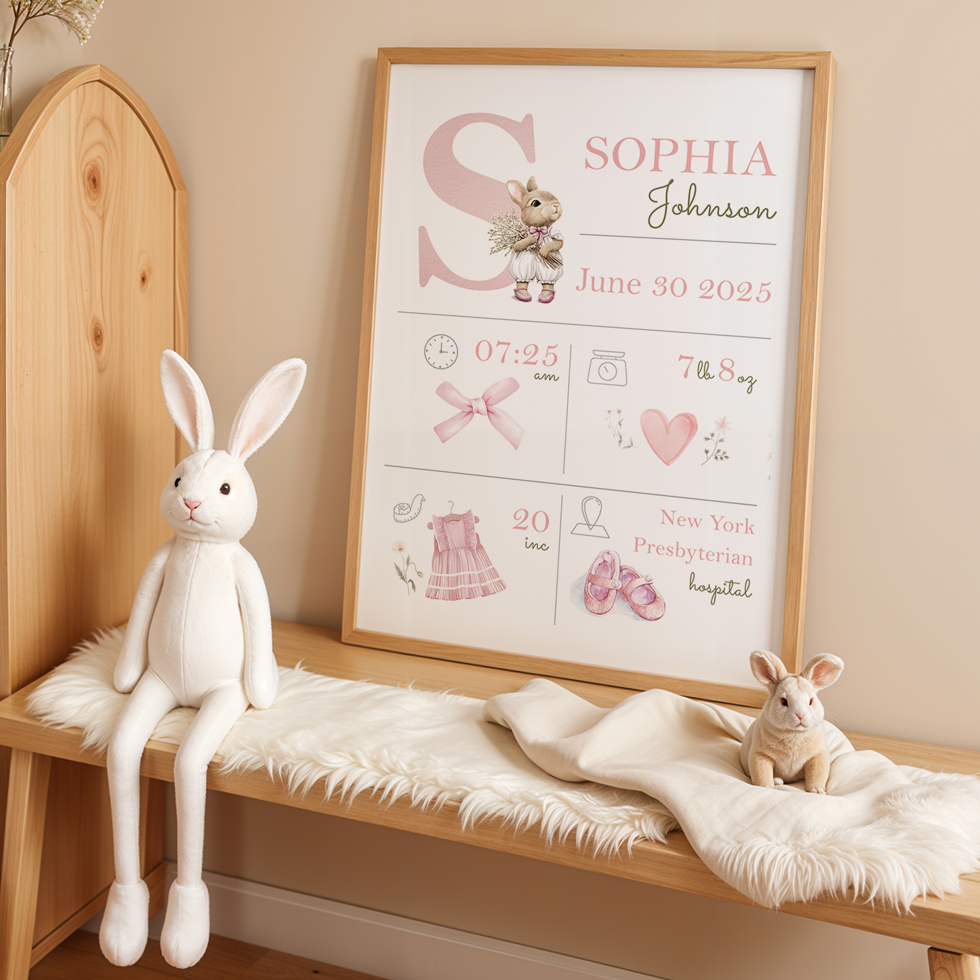 Personalized Custom Name Carto - Baby Nursery Name avis et prix
