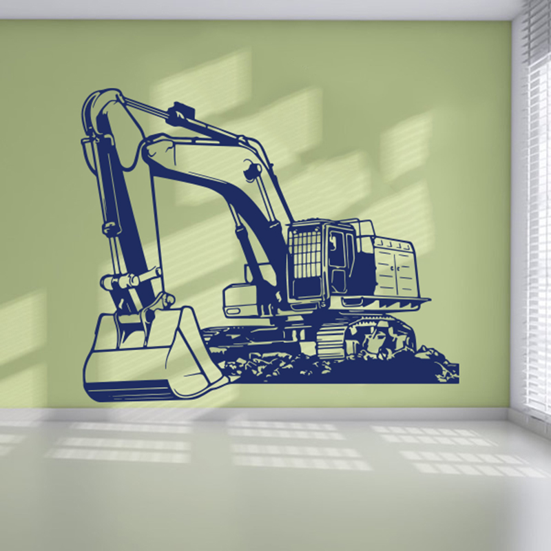 Large Heavy Equipmen Excavator - Baby Nursery Labels avis et prix