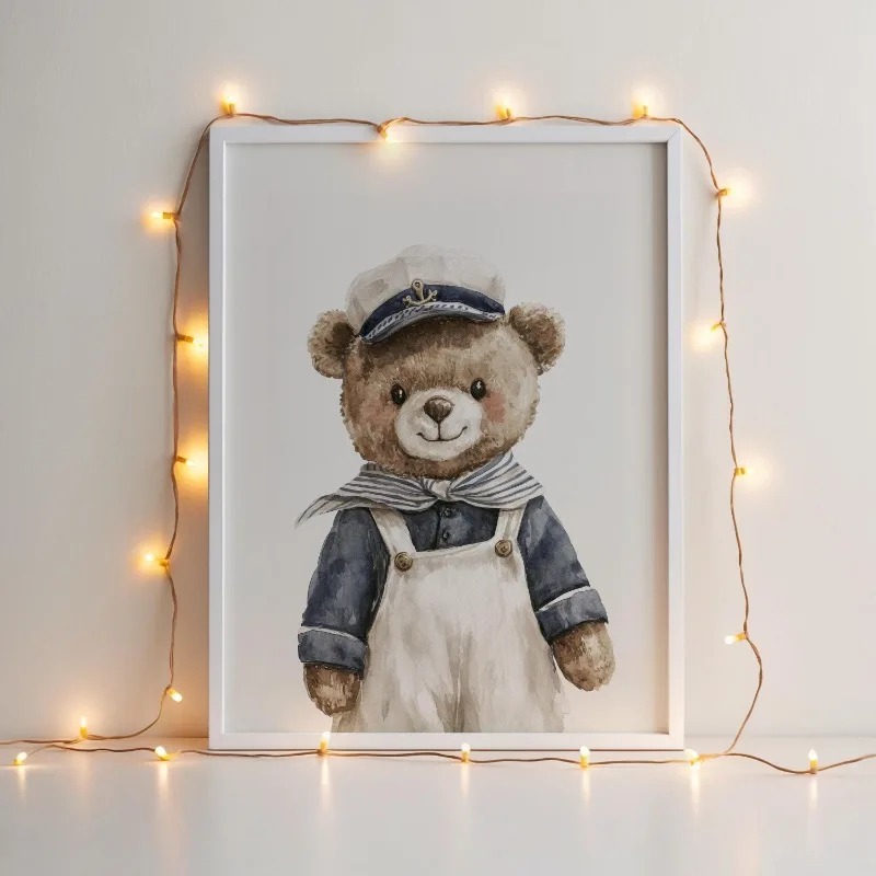 Neutral Nautical Nursery Art V - Baby Nursery Vintage avis et prix