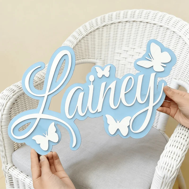 Personalized Baby Name Plaque, - Baby Nursery Name avis et prix