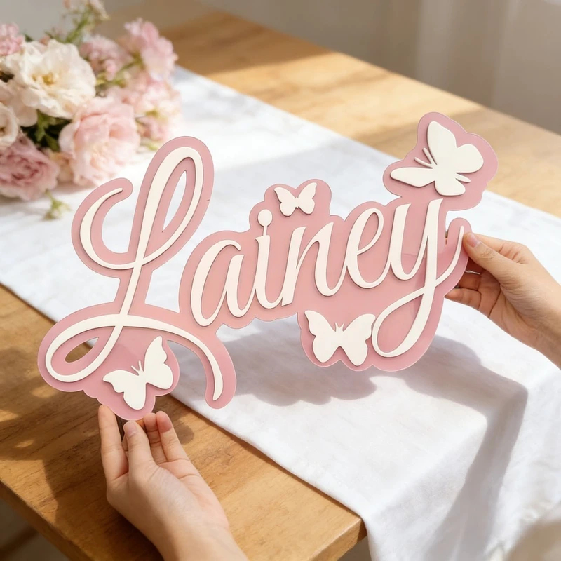 Personalized Baby Name Plaque, - Baby Nursery Name avis et prix