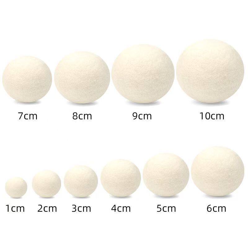 1-10pcs 1cm-10cm White Wool Fe - Baby Nursery Garland avis et prix