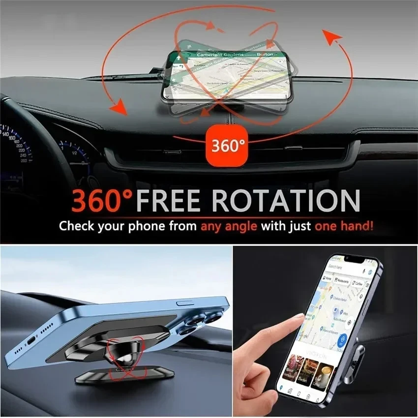 360° Magnetic Car Phone Holder - Mobile Hanger Arm avis et prix