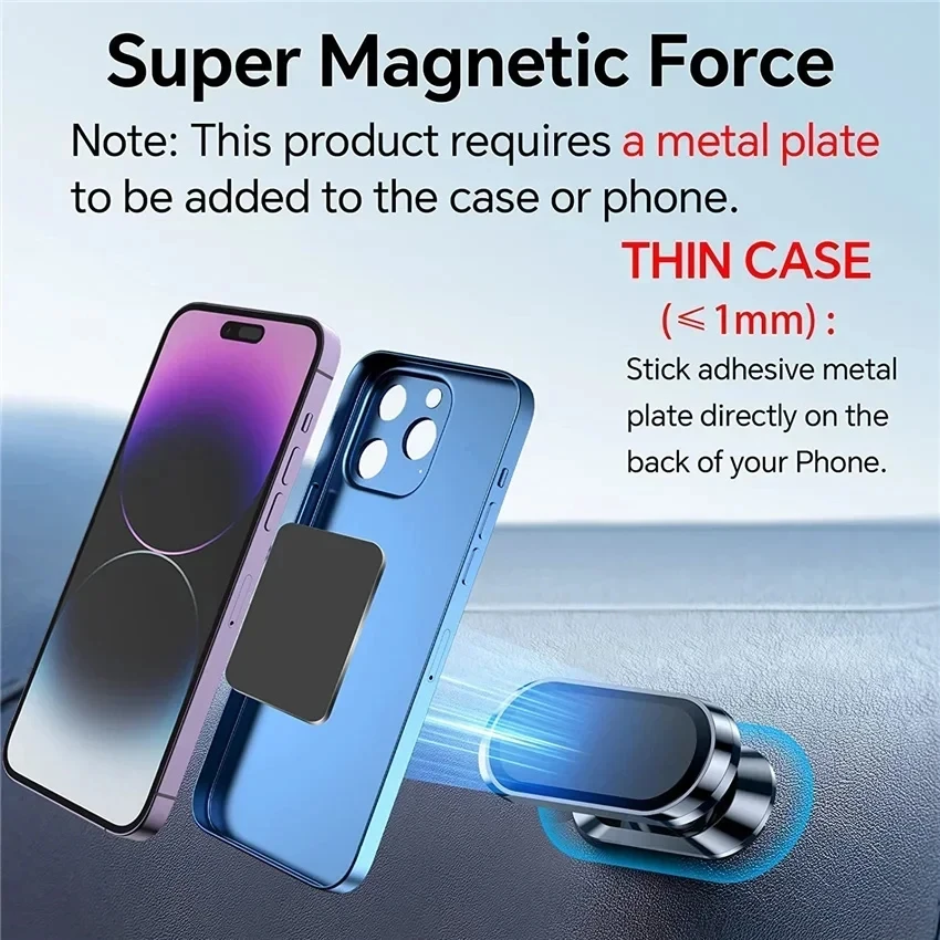 360° Magnetic Car Phone Holder - Mobile Hanger Arm avis et prix