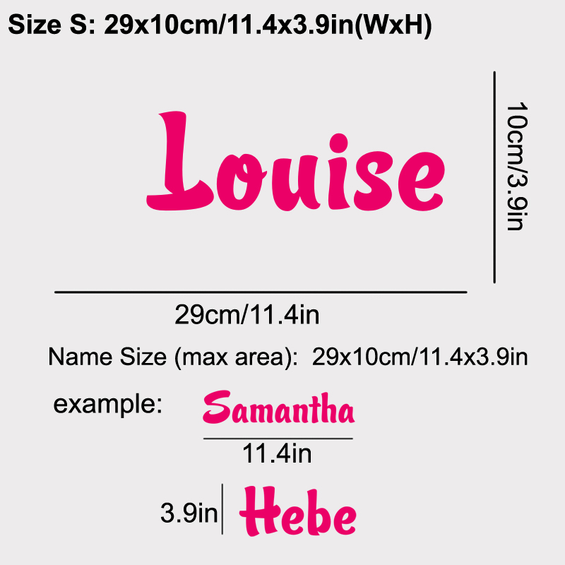 Personalized Name Vinyl Decal  - Baby Nursery Labels avis et prix