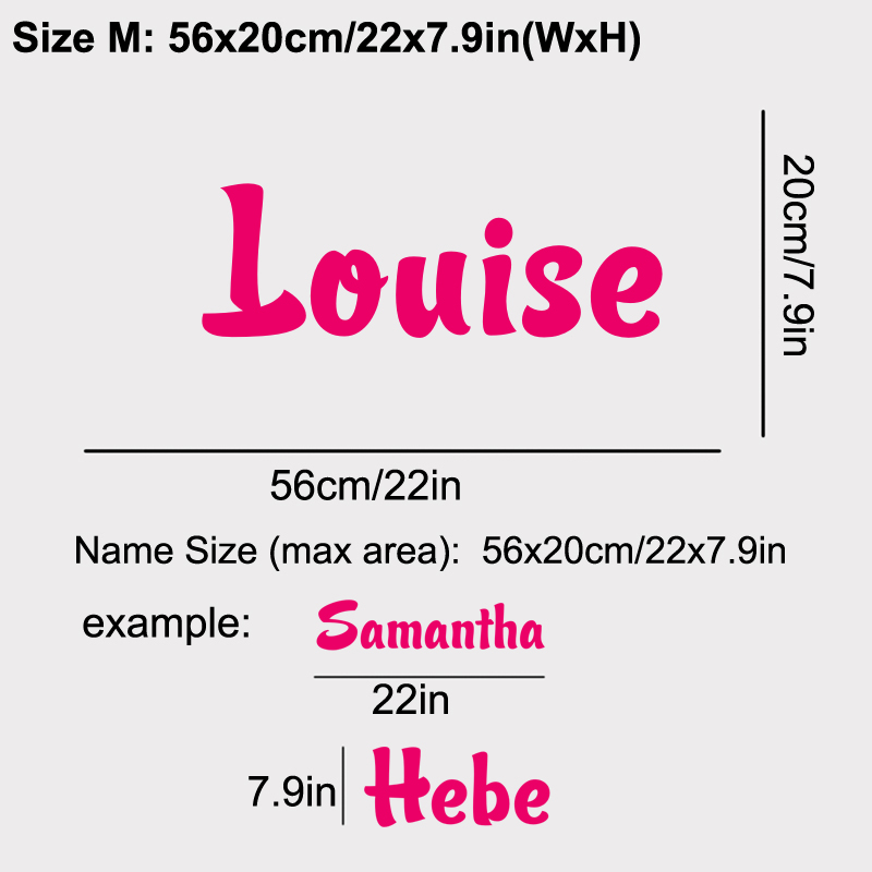 Personalized Name Vinyl Decal  - Baby Nursery Labels avis et prix