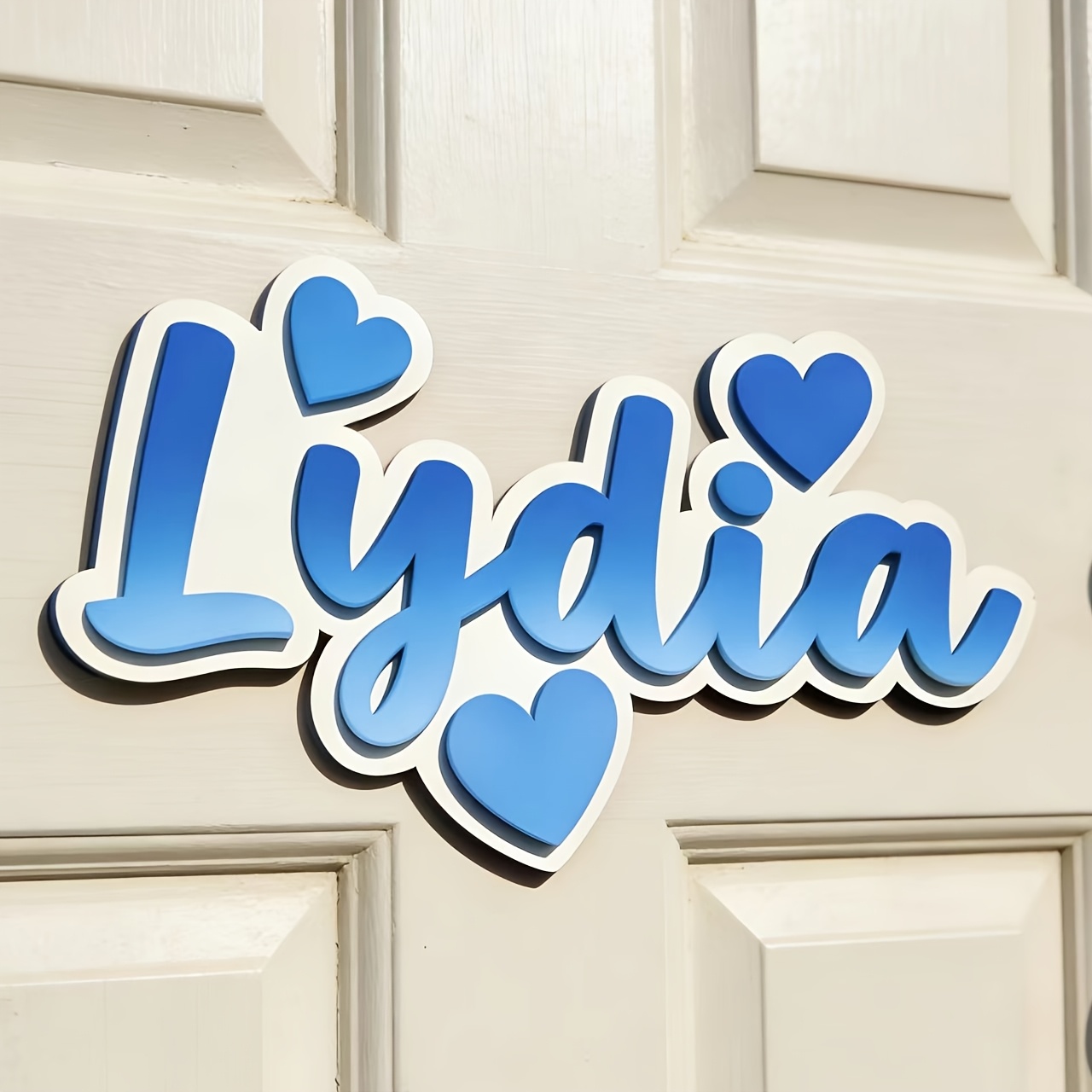 Personalized Gradient Heart Na - Baby Nursery Name avis et prix
