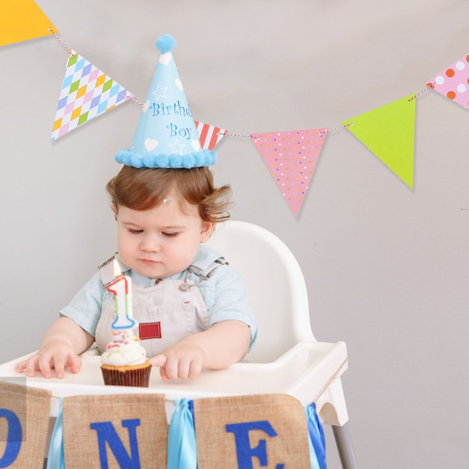 Easy Install Triangle Paper Fl - Baby Nursery Garland avis et prix