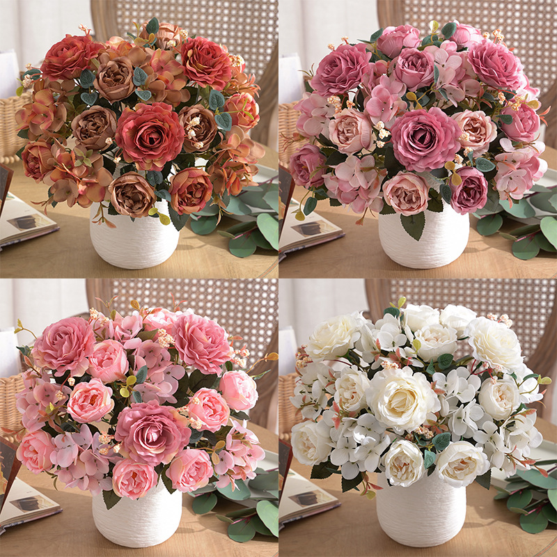 1pcs Vintage Peony Artificial  - Baby Nursery Vintage avis et prix