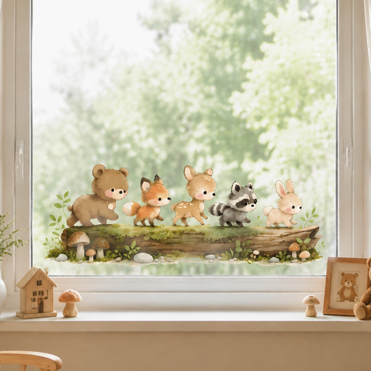 Nursery Forest Animals Window  - Baby Nursery Labels avis et prix