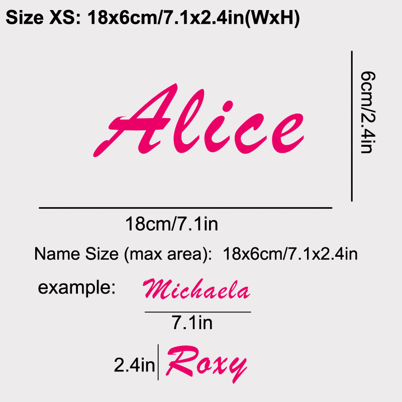 Custom Text Decal YOUR NAME Ca - Baby Nursery Labels avis et prix