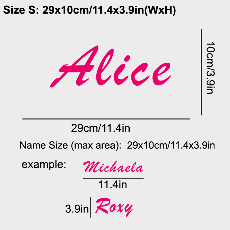 Custom Text Decal YOUR NAME Ca - Baby Nursery Labels avis et prix
