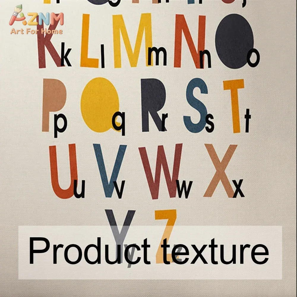Rainbow Alphabet Poster Educat - Baby Nursery Pictures avis et prix