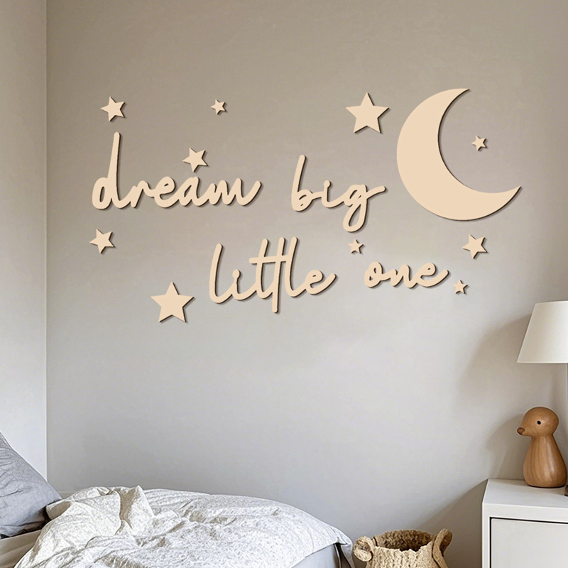 Dream Big Little One Wooden Si - Baby Nursery Pictures avis et prix