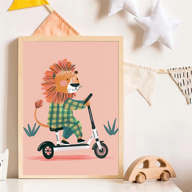 Dog Airplane Lion in Car Anima - Baby Nursery Pictures avis et prix