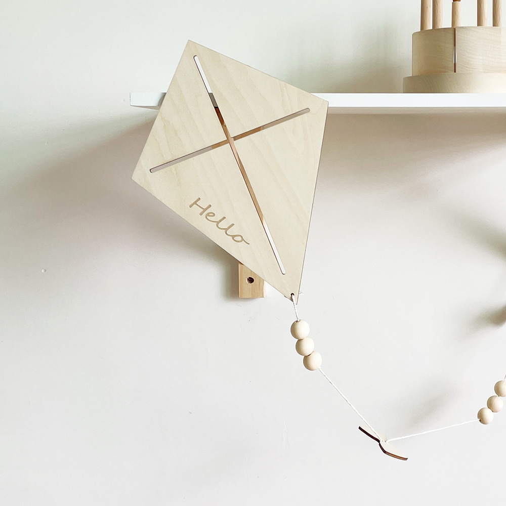 INS Nordic Wooden Kite Wall Or - Baby Nursery Products avis et prix
