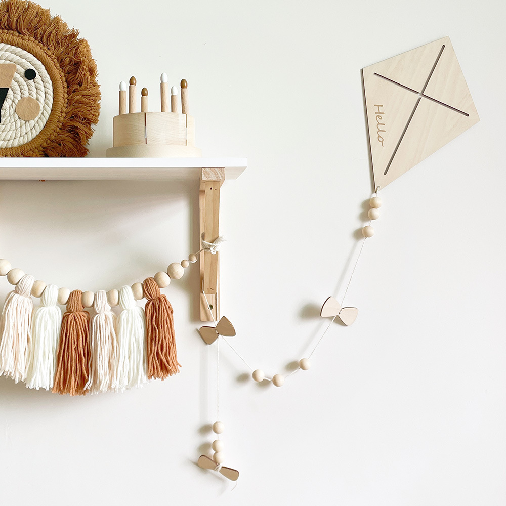 INS Nordic Wooden Kite Wall Or - Baby Nursery Products avis et prix