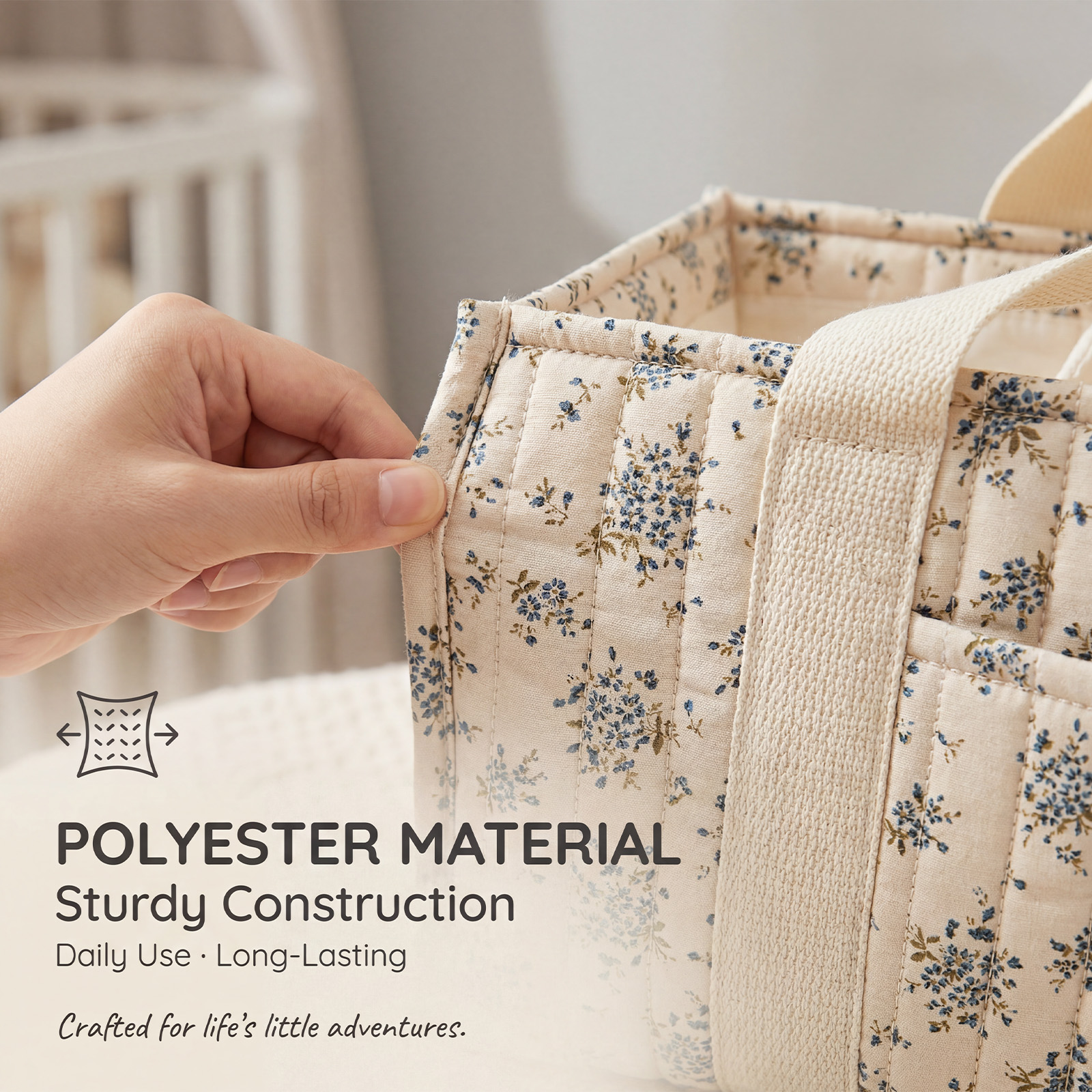 Foldable Diaper Caddy Organize - Baby Nursery Organiser avis et prix