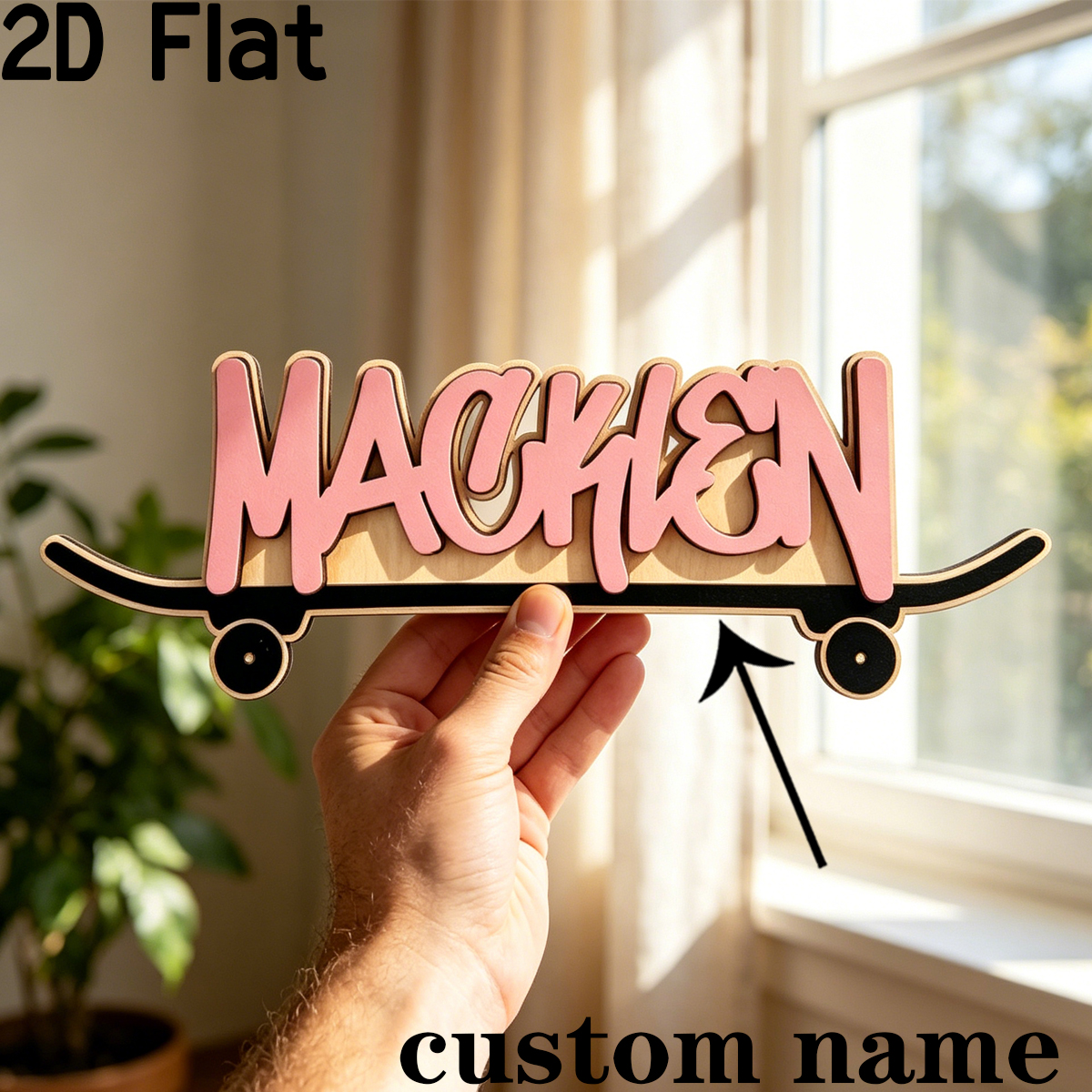 1Pc Custom Sports Skate Bord W - Baby Nursery Wall avis et prix