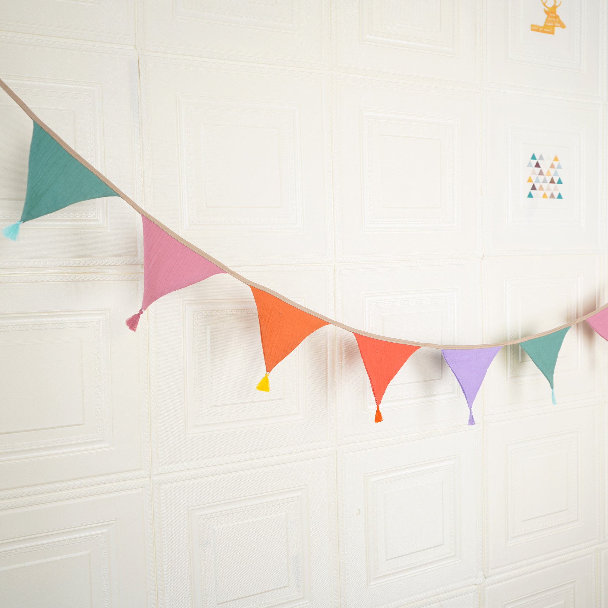 2.6M/8.5FT Nursery Candy Fabri - Baby Nursery Garland avis et prix