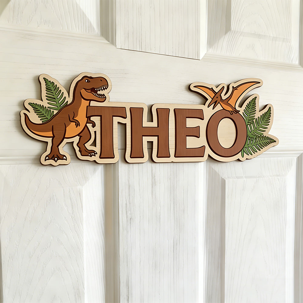 Personalized Dinosaur Name Sig - Baby Nursery Name avis et prix
