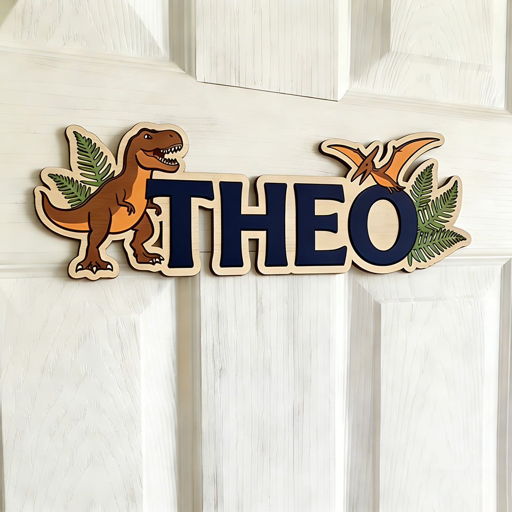 Personalized Dinosaur Name Sig - Baby Nursery Name avis et prix