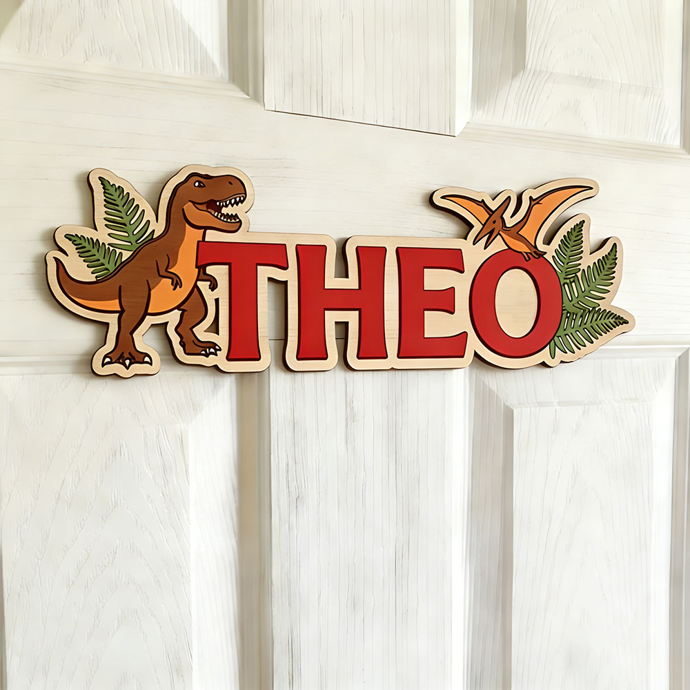 Personalized Dinosaur Name Sig - Baby Nursery Name avis et prix