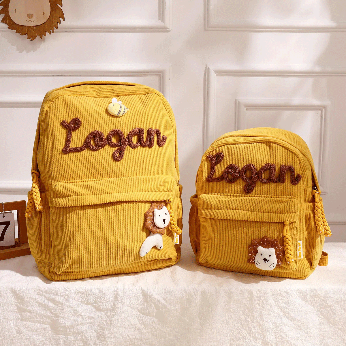 Personalized Corduroy Backpack - Baby Nursery Backpack avis et prix