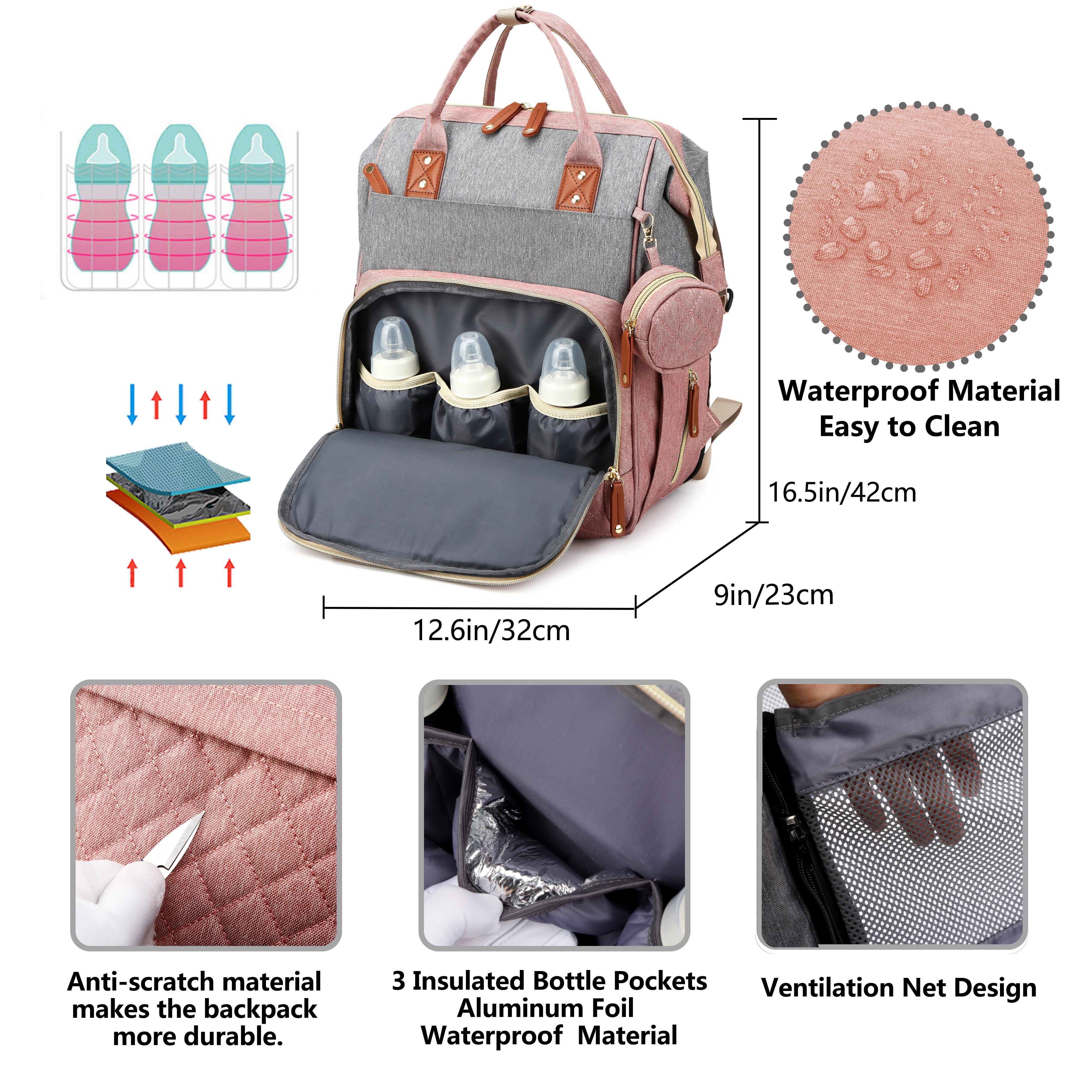 Baby Diaper Bag Backpack, Baby - Baby Nursery Backpack avis et prix