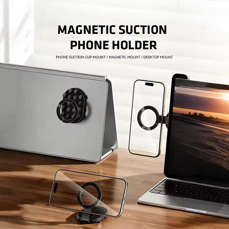 3 In1 Magnetic Foldable Phone  - Mobile Hanger Arm avis et prix