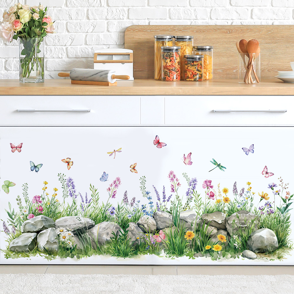 Stones and Flowers Watercolor  - Baby Nursery Pictures avis et prix