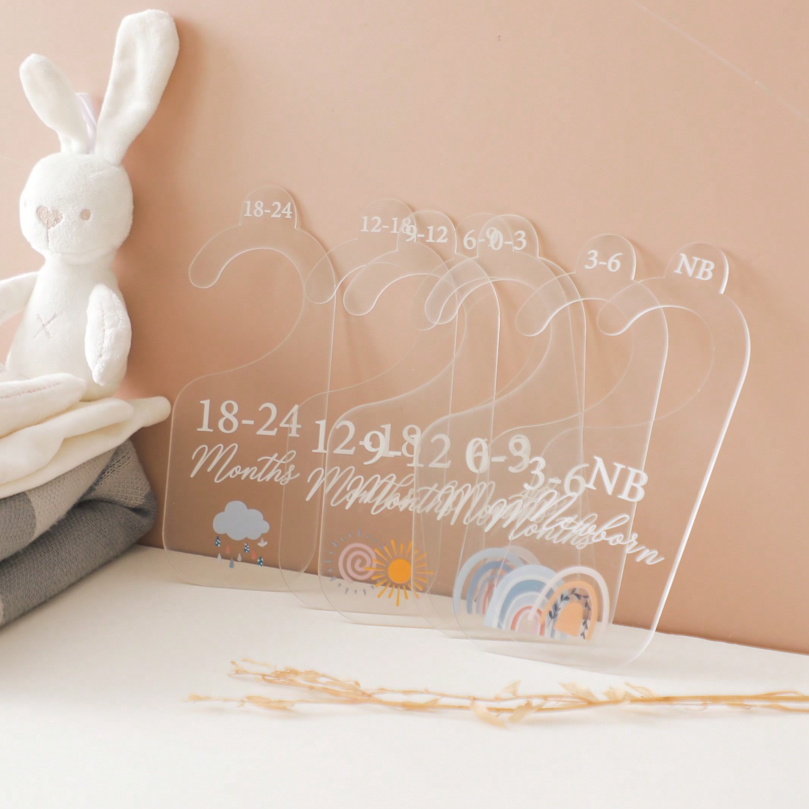 Boho Acrylic Baby Clothes Clos - Baby Nursery Organiser avis et prix