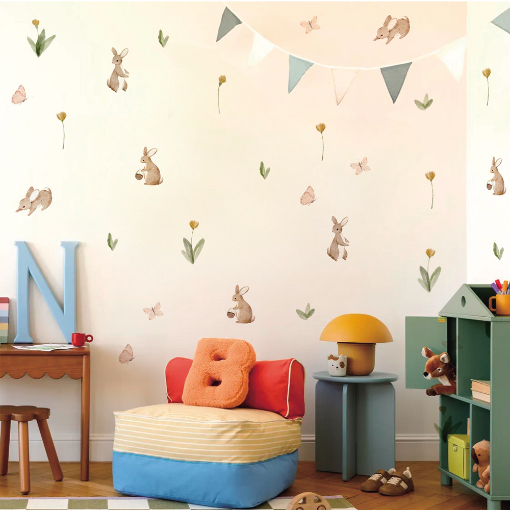 Summertime Watercolor  Cute Bu - Baby Nursery Labels avis et prix